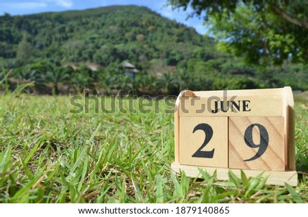 June 29, Country background for your business, empty cover background.