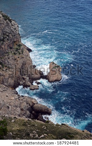 rocky cliff