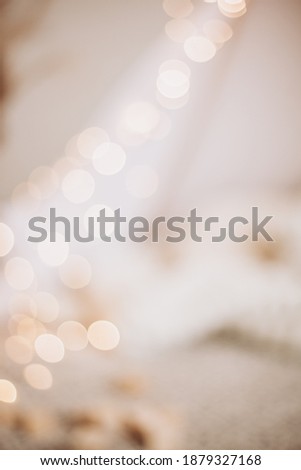 abstract light shiny bokeh background. Space for text