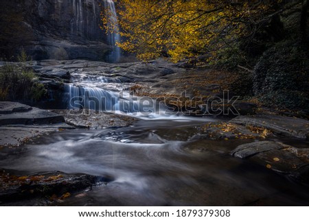 Long exposure of the waterfalls