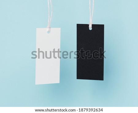 Clothes Label Tag mockup template