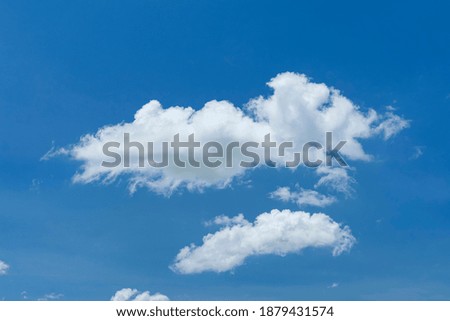 Clouds in blue sky background