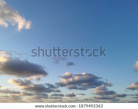 a beautiful sky with clouds background and texture 