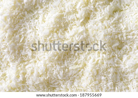 Texture of desiccated coconut Royalty-Free Stock Photo #187955669