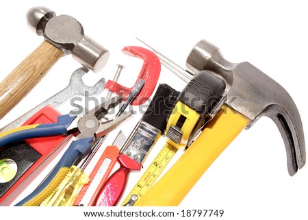 Assortment of tools Royalty-Free Stock Photo #18797749