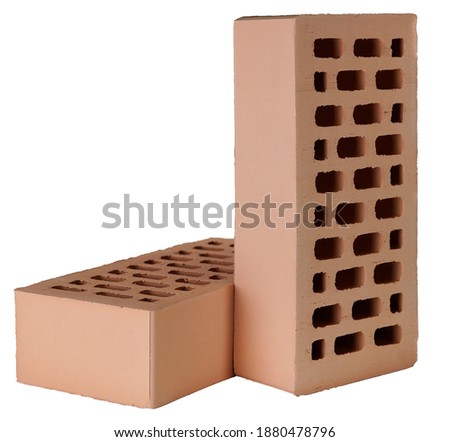 two building bricks transparent background are arranged vertically and horizontally               