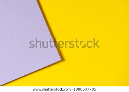Abstract geometric paper background in yellow and gray colors