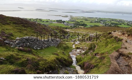 Clew Bay and Trail to Croagh Patrick, County Mayo, Ireland