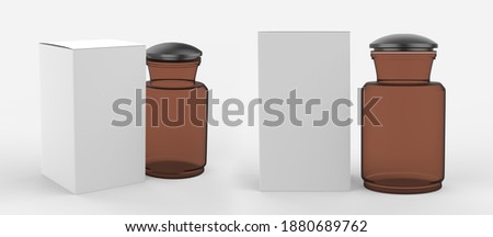 Bottle Mockup - protein, vitamins, bcaa, tablets. Photo-realistic packaging mockup template with sample design. 3d illustration.