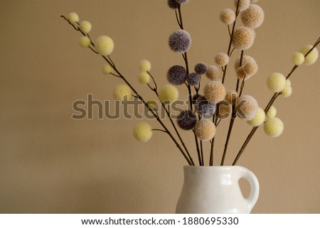 bouquet of flowers, white vase with flowers