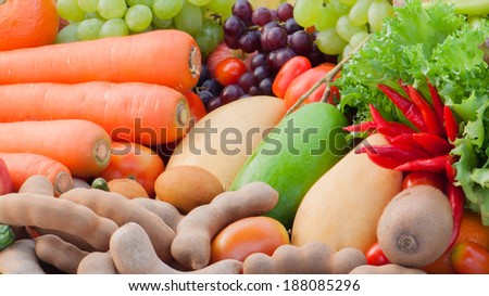 Tropical fruits and Vegetables