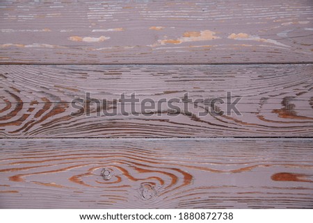 Wooden background from horizontal brown boards with copy space. Wood texture. 