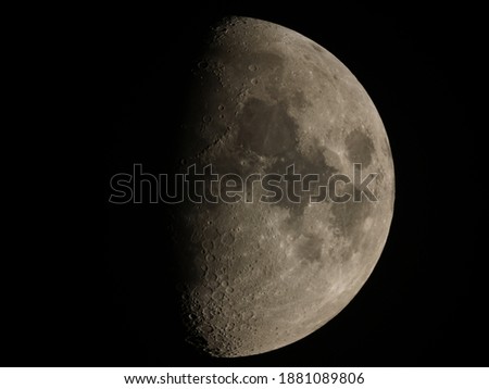 picture of moon through a telescope