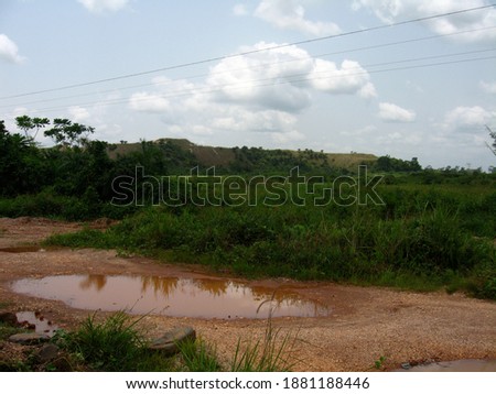 Pictures of the diamond mining fields in Ghana West Africa￼