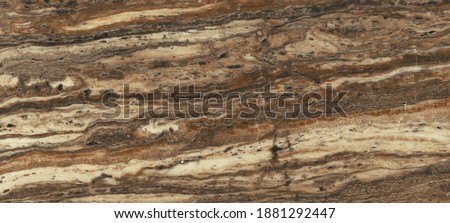 Luxury aqua marble texture background with brown curly veins, panoramic marbling texture design for ceramic tile, banner, wallpaper, website, packaging design and décor home tile.