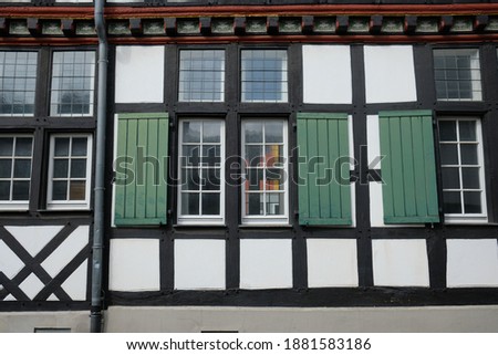 view of the facade of an old house