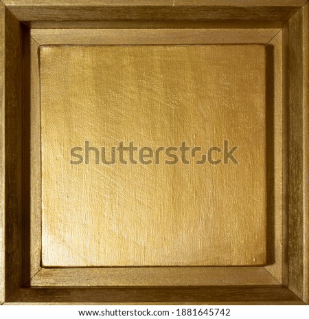 wooden plank frame canvas cloth yellow foil golden yellow painted abstract pastel wonderful interesting different Trend background images buying 