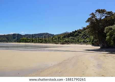 PANORAMIC BEACH VIEW FROM ABEL TASMAN NEW ZEALAND