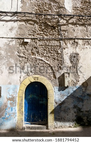 view of medina of essaoiura morocco, photo as background