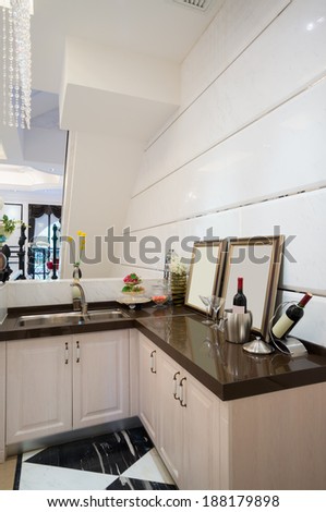 modern kitchen with nice decoration