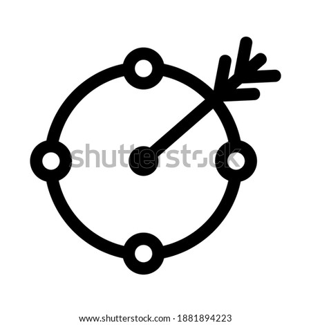 target icon or logo isolated sign symbol vector illustration - high quality black style vector icons
