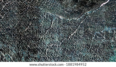 the social network, United States, abstract photography of relief drawings in fields in the U.S.A. from the air, Genre: abstract expressionism, abstract expressionist photography, 