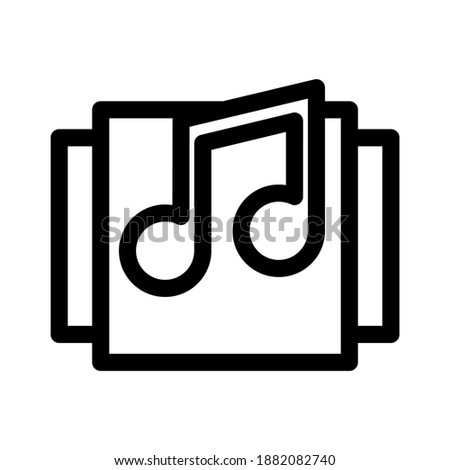 music icon or logo isolated sign symbol vector illustration - high quality black style vector icons
