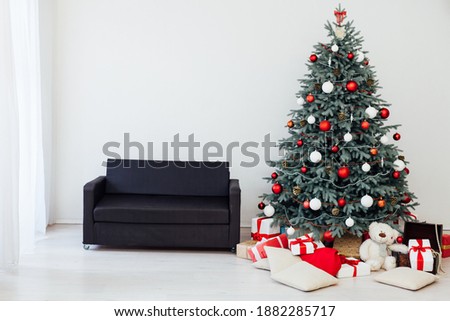Holiday New Year happy Christmas tree decor gifts