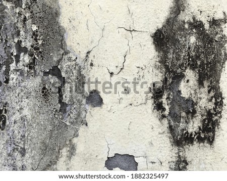 Aged dirty dark paint cement wall texture background 