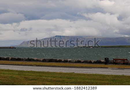 Views around Reykjavik Harbor in Iceland