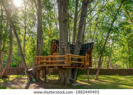 beautiful tree house for children