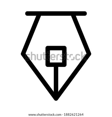 pen icon or logo isolated sign symbol vector illustration - high quality black style vector icons

