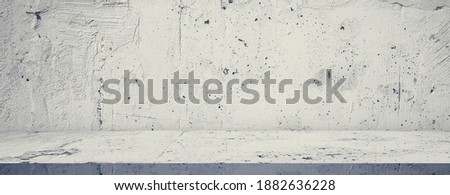 Old cement floor and wall backgrounds, room, interior, montage display products.