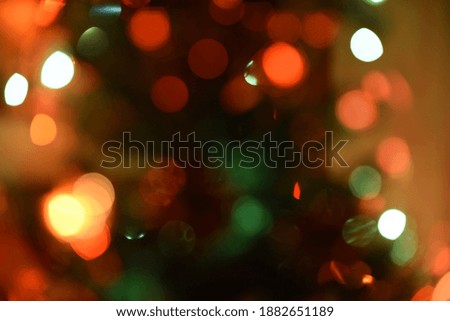 light bokeh picture of christmas lights