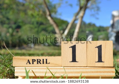 April 11, Cover natural background for your business.