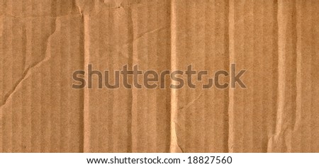 detail of fine cardboard texture