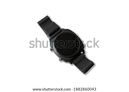 Smart Watch isolated on white background.