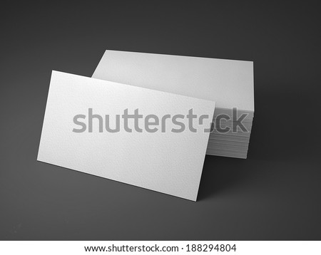 stack of business cards mockup