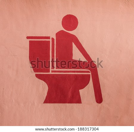 Symbol of restroom