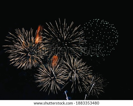 New year fireworks in Dubai 2019.