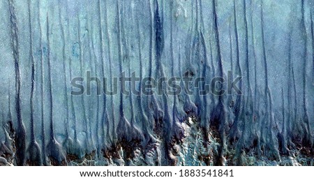 volcano submarine,  United States, abstract photography of relief drawings in  fields in the U.S.A. from the air, Genre: Abstract Naturalism, from the abstract to the figurative,  