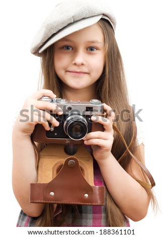 child vintage photographer