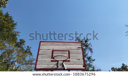 Old basketball court, basketball court
