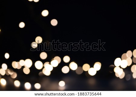 Abstract Christmas bokeh lights background