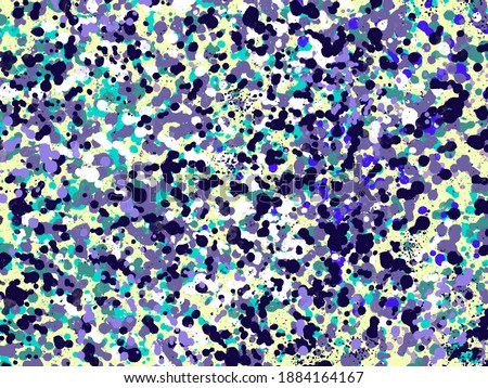 Bright bitmap background or print. Decorative wallpaper design in abstract style with random shapes.