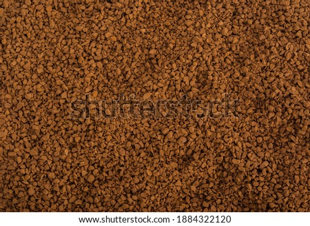 Background of instant coffee close up

