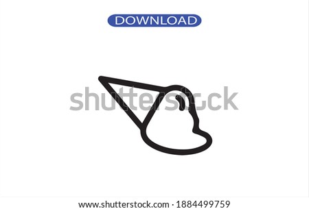 ice cream icon or logo isolated sign symbol vector illustration - high quality black style vector icons.