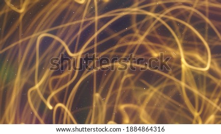 Film grain and dust - light abstract bokeh trail texture, long exposure artistic background for futuristic, whimsical concept design with copy space. Motion blur, defocused photo overlays.