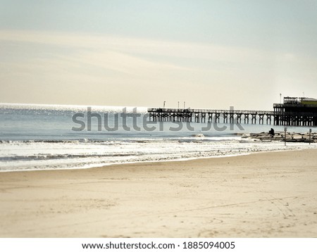 A picture of a pier