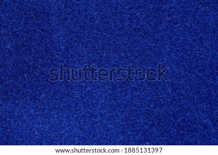 Blue color of fur leather hairy texture background. Image photo